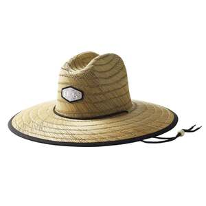 Huk Men's Palm Slam Straw Sun Hat - Oyster - One Size Fits Most