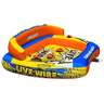 Airhead Live Wire 3 Person Towable Inflatable Water Tube - Orange/Blue