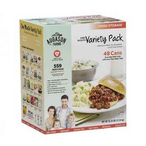 Augason Farms One Month Food Storage Pack -  559 Servings