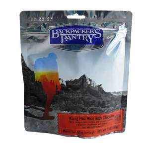 Backpackers Pantry Freeze Dried Kung Pao Rice with Chicken 2 Person Serving