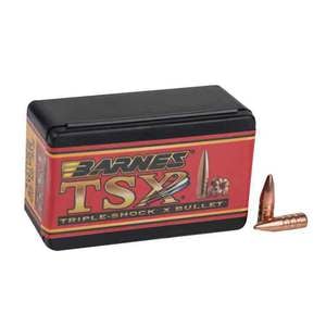 Barnes Bullets 30 Caliber TSX BT 165gr Rifle Bullets - 50 Count