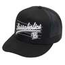 Bassaholics B Metal Flexfit Snap Trucker Hat - Black