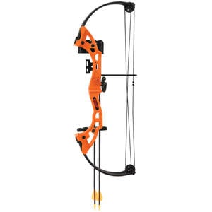 Bear Archery Brave 25lbs Right Hand Florescent Orange Youth Bow - Whisker Biscuit Package