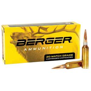 Berger Bullets Target 6.5 PRC 156gr Hybrid Centerfire Rifle Ammo - 20 Rounds