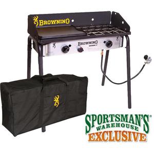 Browning Buckmark 2 Burner Outdoor Stove with Griddle