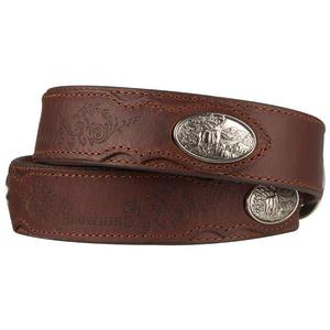 Browning Men's Ornamental Deer Leather Belt