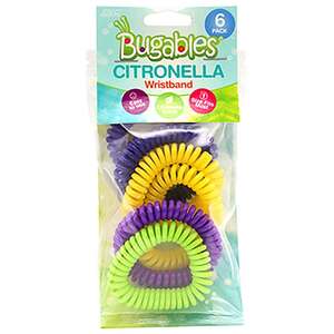 Bugables Citronella Wristbands - 6 Pack