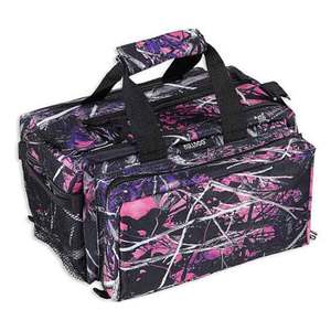 Bulldog Tactical Deluxe Range Bag with Straps - Muddly Girl Camo
