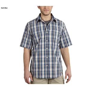 Carhartt Men's Force Mandan Plaid Short Sleeve Shirt
