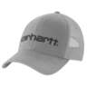 Carhartt Men's Canvas Logo Mesh Back Trucker Hat