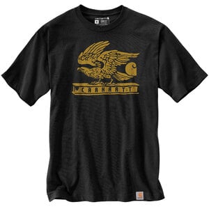 Carhartt Men's Eagle Graphic Loose Fit Heavyweight Short Sleeve Work Shirt