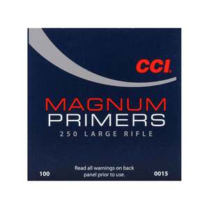 CCI #250 Large Magnum Rifle Primers - 100 Count