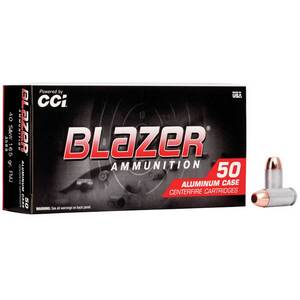 CCI Blazer Aluminum 40 S&W 165gr Handgun Ammo - 50 Rounds