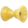 C.E. Smith Bow Bell Roller Assembly - Yellow TPR, 4in - Gold