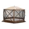 Clam Outdoors - Quick-Set Escape 6 Sided Screen Shelter - Brown and Beige