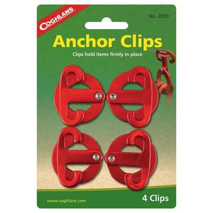 Coghlan's Anchor Clips - 4 Pack