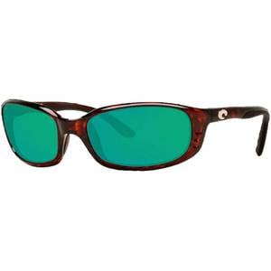 Costa Brine Polarized Sunglasses - Tortoise/Green