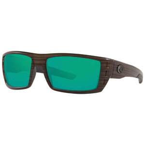 Costa Rafael Polarized Sunglasses - Matte Olive Teak/Green