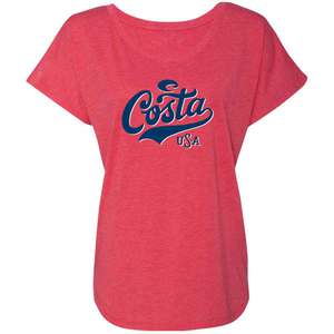 Costa Women's Americana Script Short Sleeve Shirt