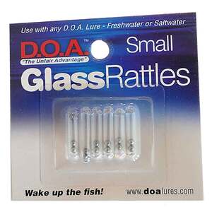 D.O.A. Lures Small Glass Rattles - 6 Pack