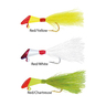 Danielson Shad Dart Bucktail Hair Jig - Red/Yellow, 1/16oz, 2pk - Red/Yellow