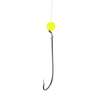 Eagle Claw Flounder Snelled Hook - Yellow Bead, 8 - Yellow 8