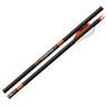 Easton Bowhunter 6.5mm 400 spine Acu-Carbon Arrows - 6 Pack - Black