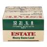 Estate Heavy Game Load 12 Gauge 2-3/4in #6 1-1/8oz Upland Shotshells - 25 Rounds