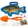 Flambeau Wide Bite Adventure Panfish Fishing Kit Youth Tackle Box - Blue - Blue