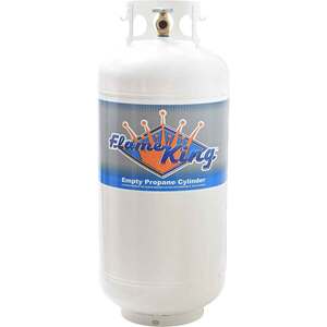 Flame King 40lb Empty Refillable Propane Cylinder