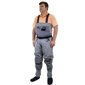 Frogg Toggs Men's Hellbender Pro Stockingfoot Chest Fishing Waders - Slate - XL