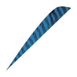 Gateway Feathers Parabolic 4in Barred Blue Feathers - 50 Pack
