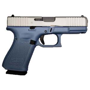 Glock 19 9mm Luger 4in Cerakote Blue Pistol - 15+1 Rounds