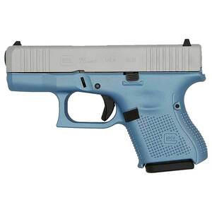 Glock 26 Gen5 9mm Luger 3.43in Silver/Polar Blue Cerakote Pistol - 10+1 Rounds