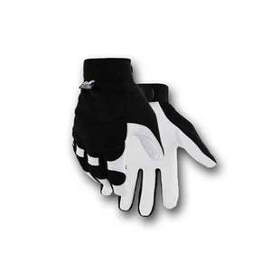 Golden Stag Kids Goatskin Glove - Black/White - 5