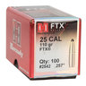 Hornady 25 Cal FTX 110gr Reloading Bullets - 100 Count