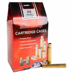 Hornady 416 Remington Magnum Rifle Reloading Brass - 50 Count