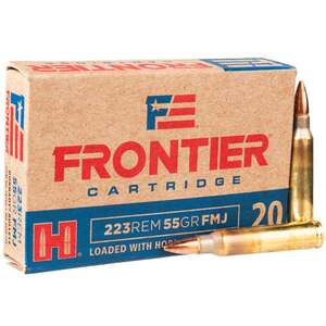 Hornady Frontier 223 Remington 55gr FMJ Rifle Ammo - 20 Rounds