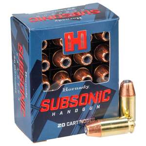 Hornady Subsonic XTP 45 Auto (ACP) 230gr JHP Handgun Ammo - 20 Rounds