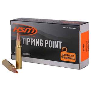 HSM Tipping Point 308 Winchester 165gr SST Rifle Ammo - 20 Rounds