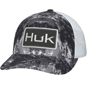 Huk Men's Mossy Oak Stormwater Logo Trucker Hat