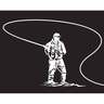 Hunters Image Flying Line Decal - Small - 4.5in x 4in