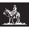 Hunters Image The Rider Decal - Small - 4.5in x 4in