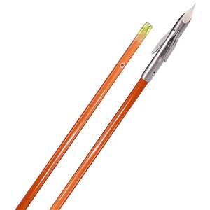 Innerloc Glow Max Bowfishing Arrow w/ Grapid Point - Orange