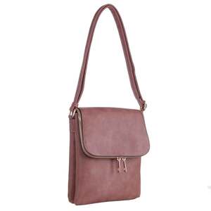Jessie & James Cheyanne Concealed Carry with Lock and Key Crossbody - Wine