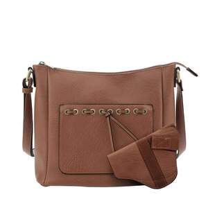 Jessie & James Esther Concealed Carry Lock and Key Crossbody - Brown