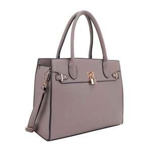 Jessie & James Evelyn Concealed Carry Lock and Key Satchel - Taupe