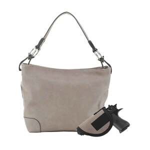 Jessie & James Lydia Lock and Key Hobo Concealed Carry Tote - Grey
