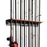 Kast King Patented V15 Vertical Fishing Rod Rack - Black/Orange, 17.2in - Black/Orange