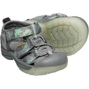 KEEN Toddler Newport H2 Closed Toe Sandals - Steel Gray/Glow - Size 7T